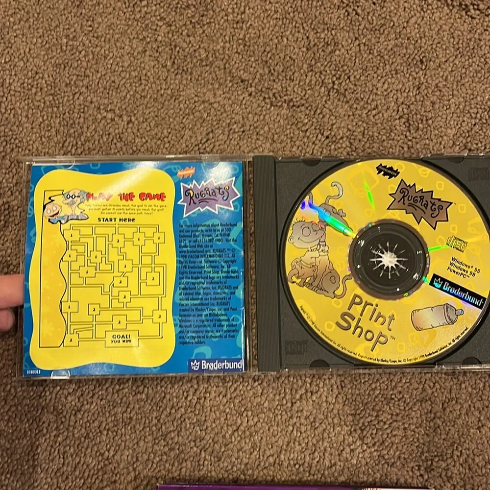 HP 🎉 Rugrats Print shop PC game